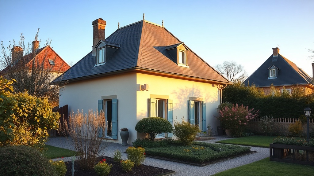 Maison individuelle avec jardin dans un quartier pavillonnaire de Nandy